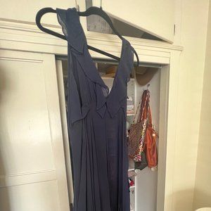 Reformation Navy Peppermint Dress Size Small